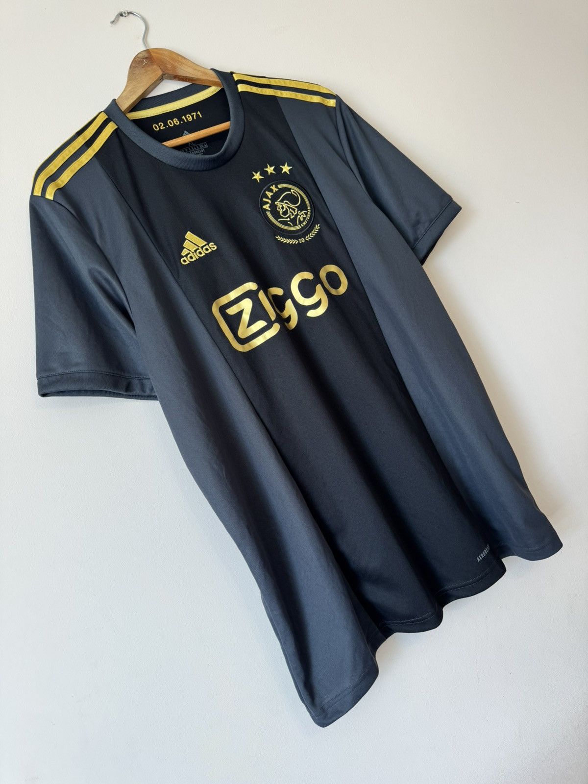 Adidas Ajax 2020-2021 Third 50th Anniversary Soccer Jersey Shirt Size US XL / EU 56 / 4 - 5 Thumbnail