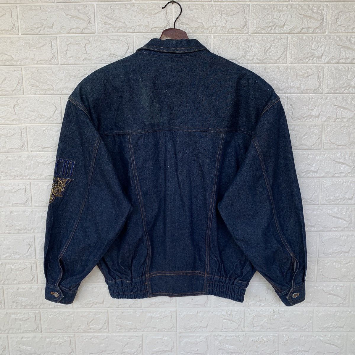 Vintage Vintage Zanobetti Italy Denim Jacket Embroidered Logo Size US L / EU 52-54 / 3 - 3 Thumbnail