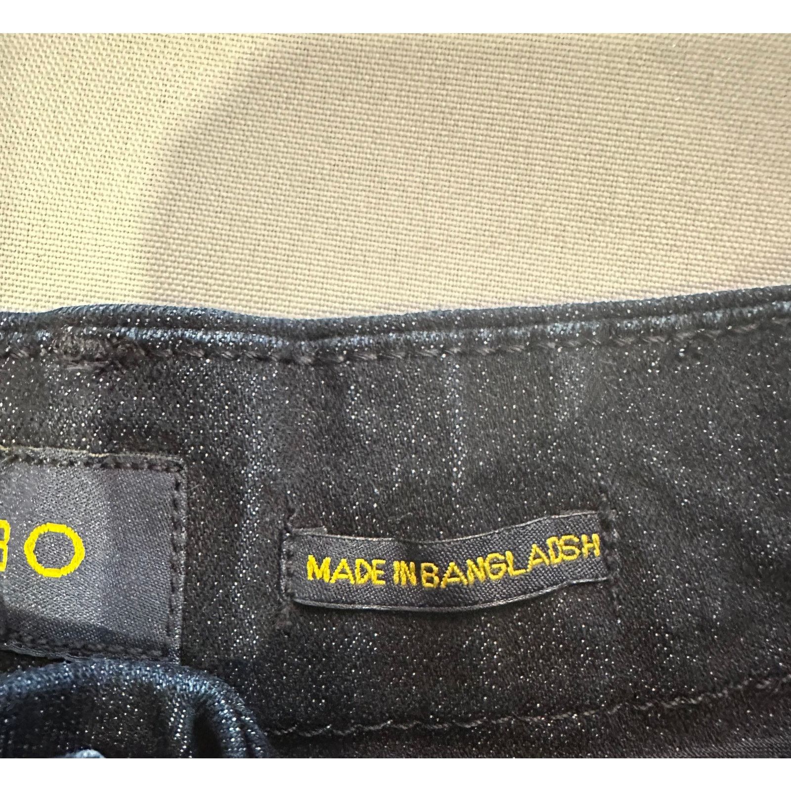 PIOMBO MP Piombo High Rise Wide Leg Jeans Black size 4 Size 27" / US 4 / IT 40 - 13 Thumbnail
