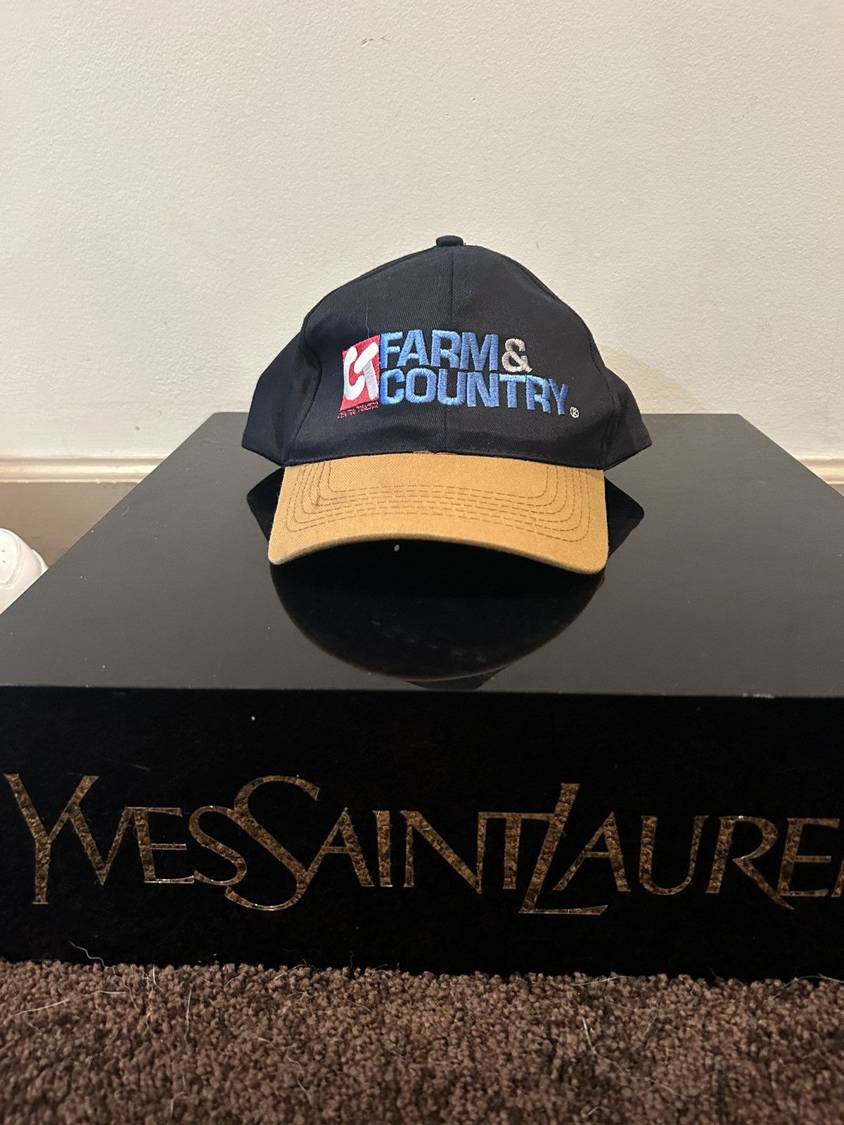 Vintage Central Farms and Country Trucker Hat Size ONE SIZE - 1 Thumbnail