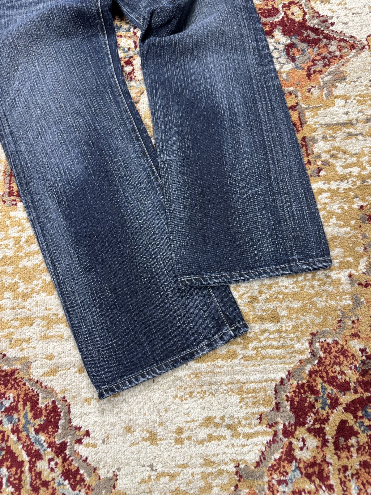 Other ᶠᵃⁿᶜʸᵍᵘʸ Vintage Baggy Washed Denim Jeans Wide leg Y2K Size US 30 / EU 46 - 2 Thumbnail