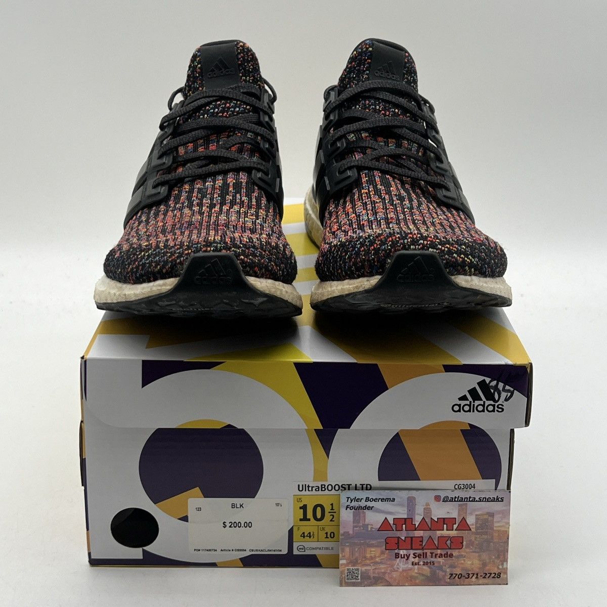 Adidas UltraBoost 3.0 multi color Size US 10.5 / EU 43-44 - 2 Thumbnail