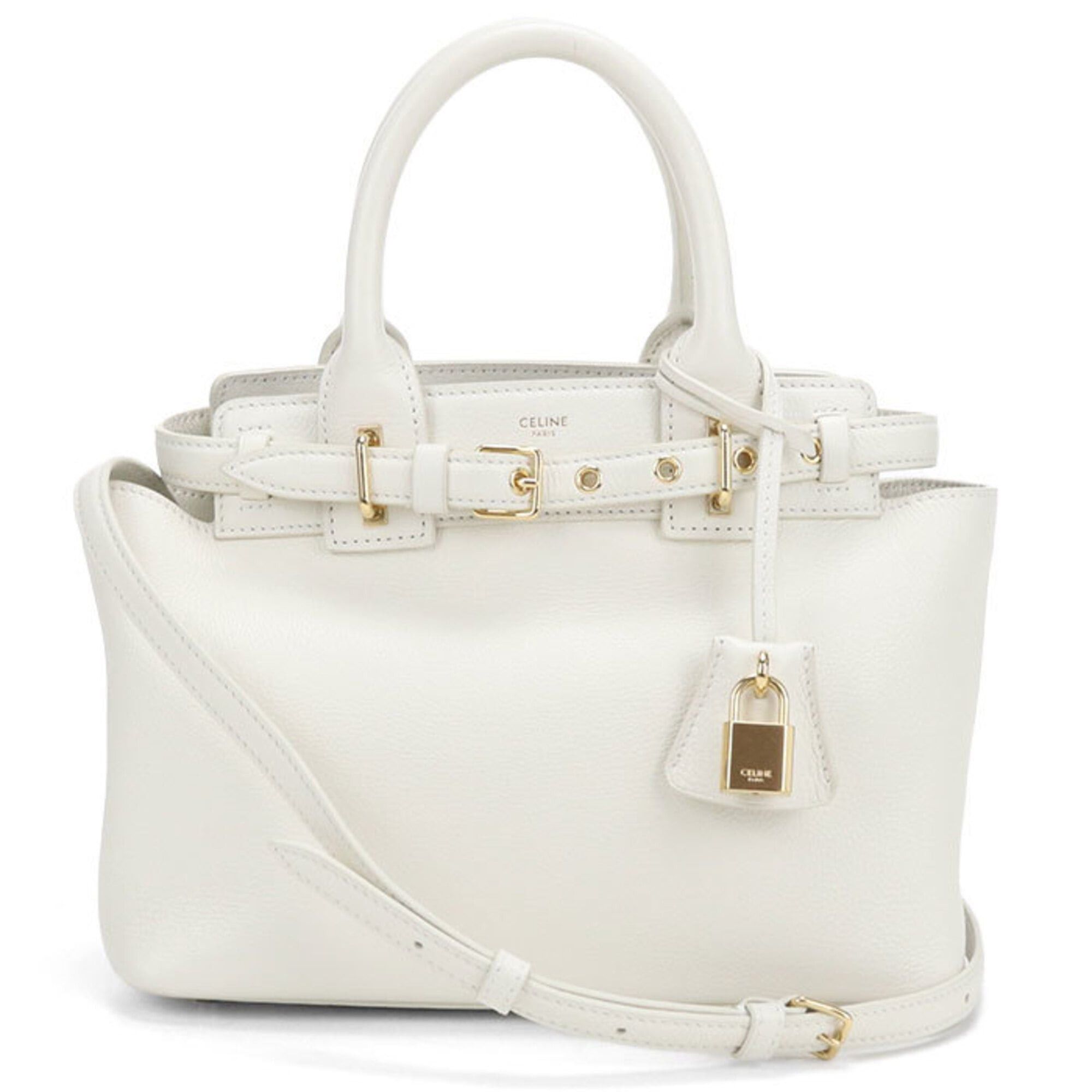 Celine Celine Tote Bag 11454 3ET7 Conti Teen Women's White Size ONE SIZE - 1 Thumbnail