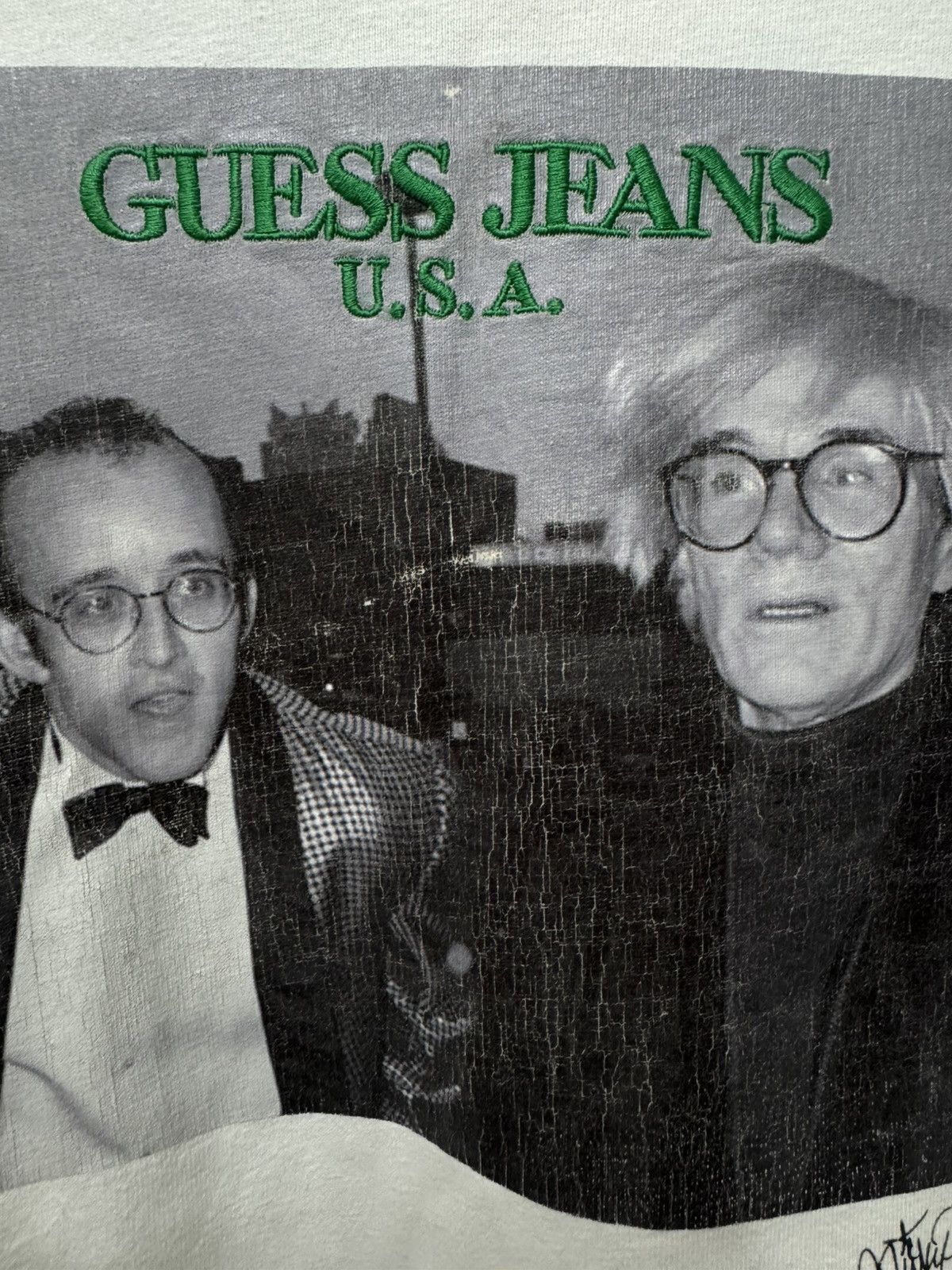 Guess Vintage Andy warhol x Keith haring Photo by Ricky Powell Size US M / EU 48-50 / 2 - 3 Thumbnail