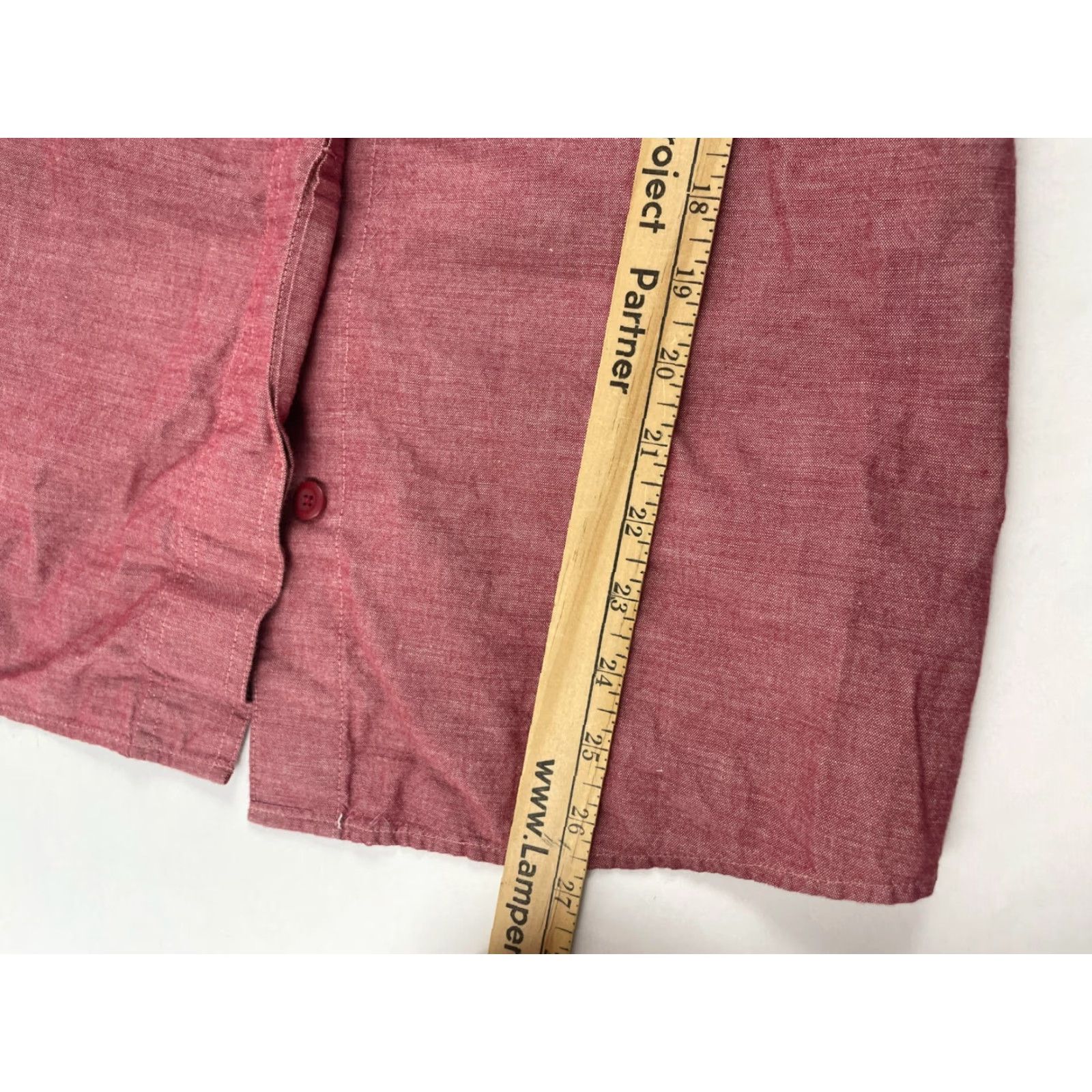 Patagonia Patagonia Shirt Women's 10 Mauve Long Sleeve Button-Up, Flap Pocket, 100% Cotton, Regular, Red, Breathable, Pockets, Modern Size L / US 10 / IT 46 - 6 Thumbnail