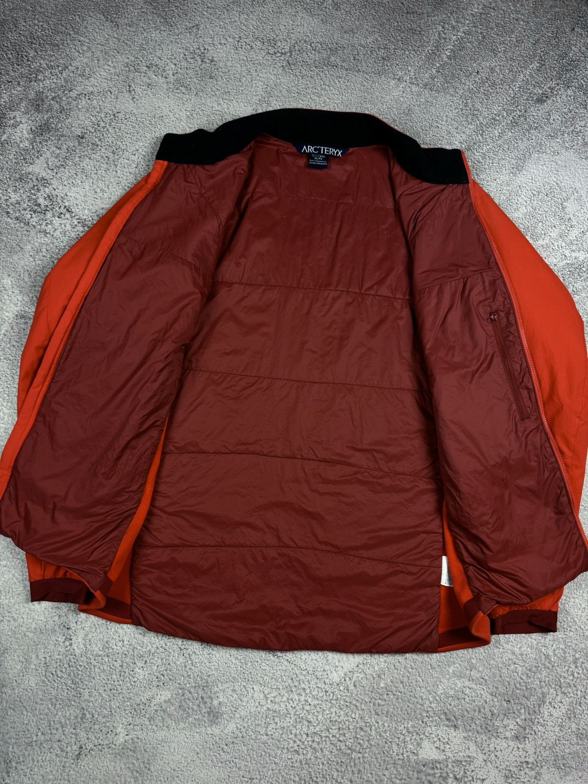 Arc'teryx Arcteryx Atom LT Orange Full Zip Reflective Logo Jacket Size US XL / EU 56 / 4 - 12 Thumbnail