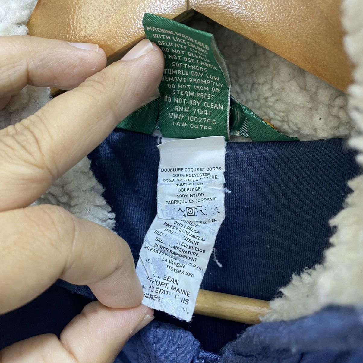 L.L. Bean × Vintage Vintage LL Bean Hoodie Fleece Kids Size Size US S / EU 44-46 / 1 - 4 Thumbnail