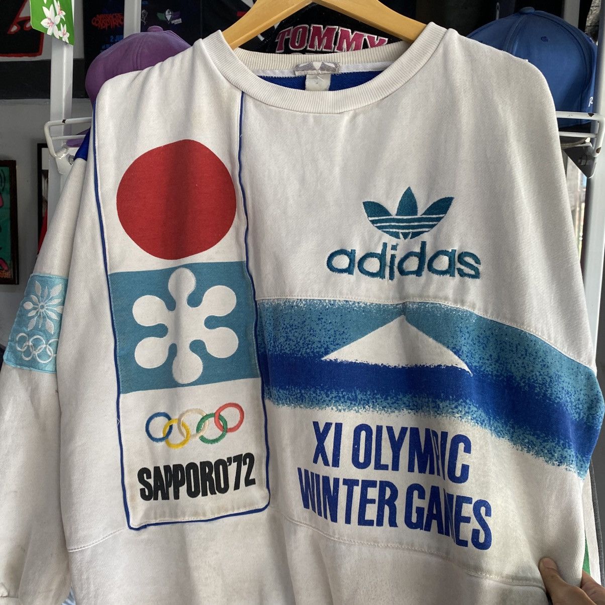 Adidas × USA Olympics × Vintage Vintage Adidas 1972 Sapporo Winter Olympic Games Sweatshirt Size US XL / EU 56 / 4 - 5 Thumbnail