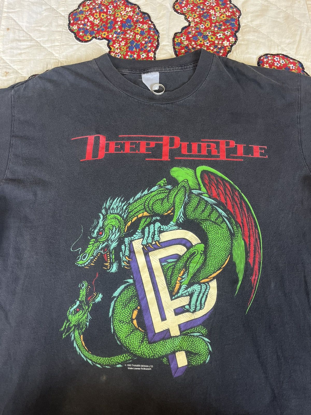 Band Tees Vintage DEEP PURPLE The Battle Rages On World Tour 93-94’s Size US XXL / EU 58 / 5 - 6 Thumbnail