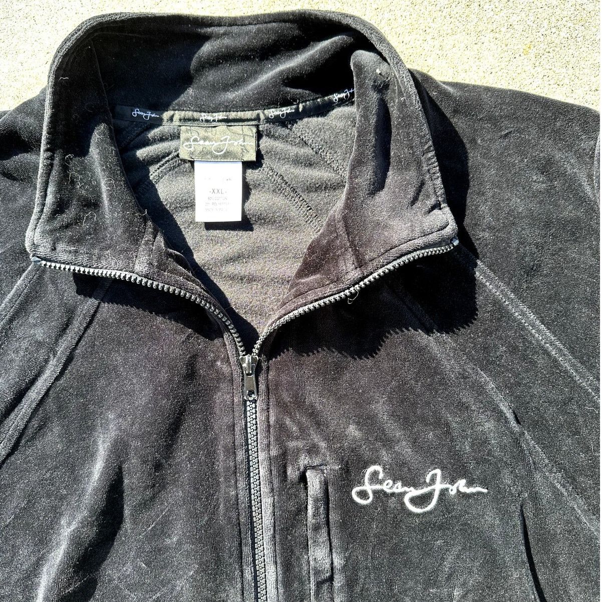 Sean john velour track jacket new arrivals