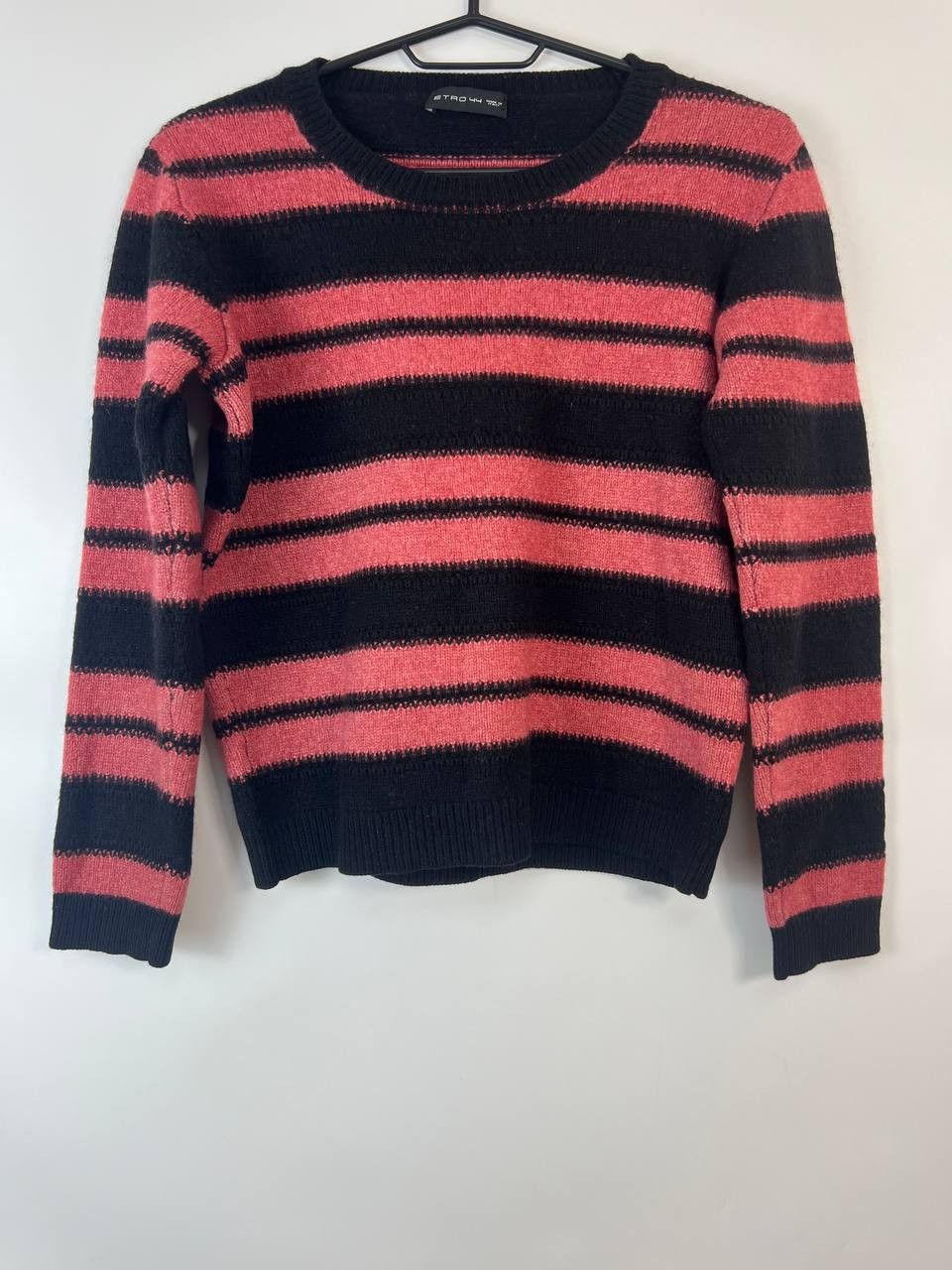 ETRO WOMENS STRIPED SWEATER WOOL VISCOSE CASHMERE SIZE XS