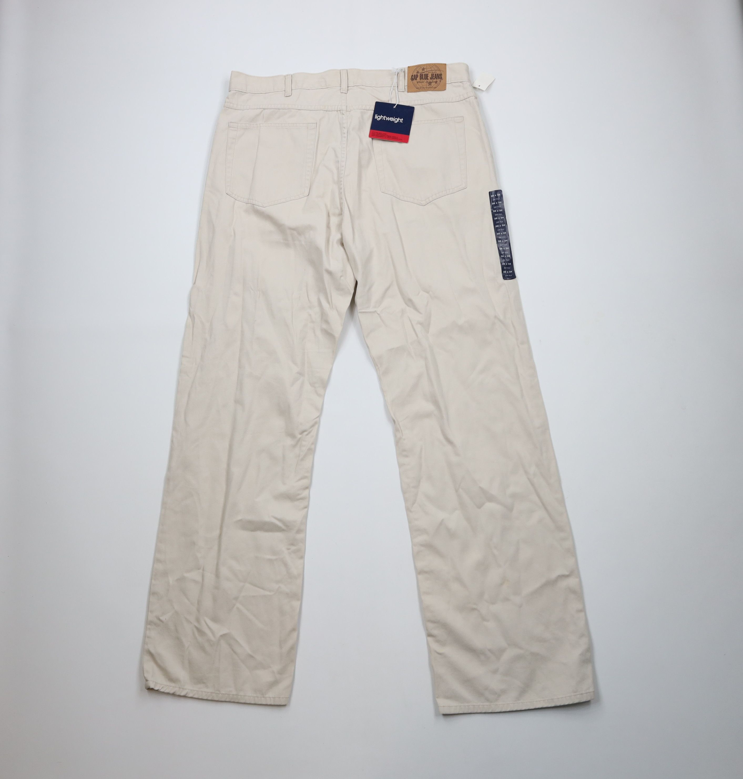 Gap × Vintage Deadstock Vintage Y2K 2001 Gap Baggy Vintage Cut Pants Beige Size US 38 / EU 54 - 10 Thumbnail