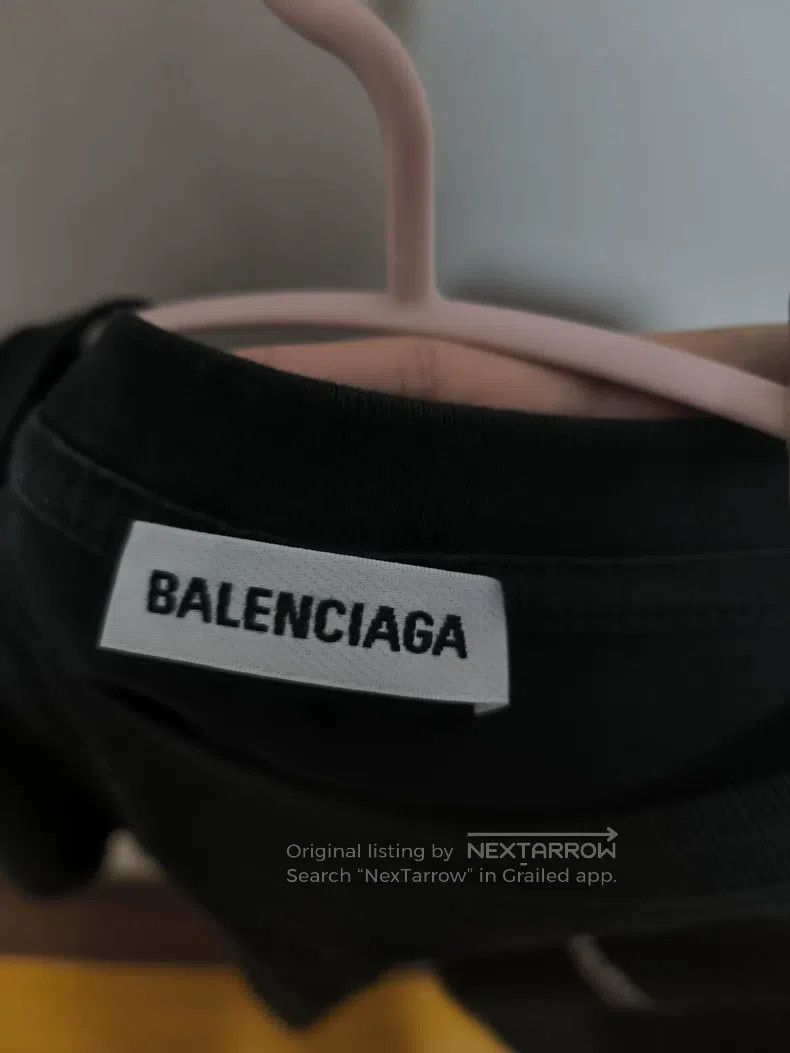 Balenciaga Balenciaga Black Embroidered Coke Short Sleeve Size US S / EU 44-46 / 1 - 4 Thumbnail