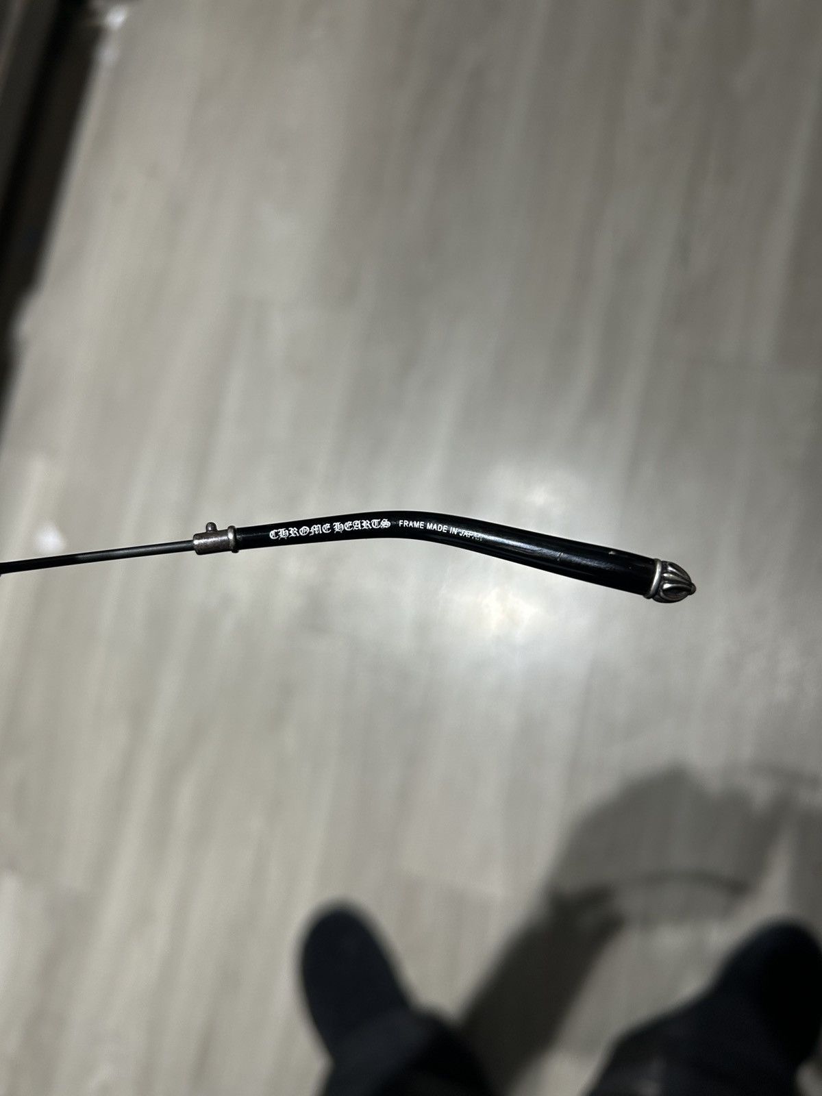 Chrome Hearts Chrome hearts aviator glasses shades sunglasses black silver Size ONE SIZE - 17 Thumbnail