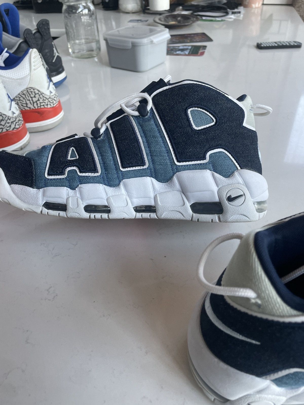 Nike Nike air uptempo denim Size US 10.5 / EU 43-44 - 7 Thumbnail