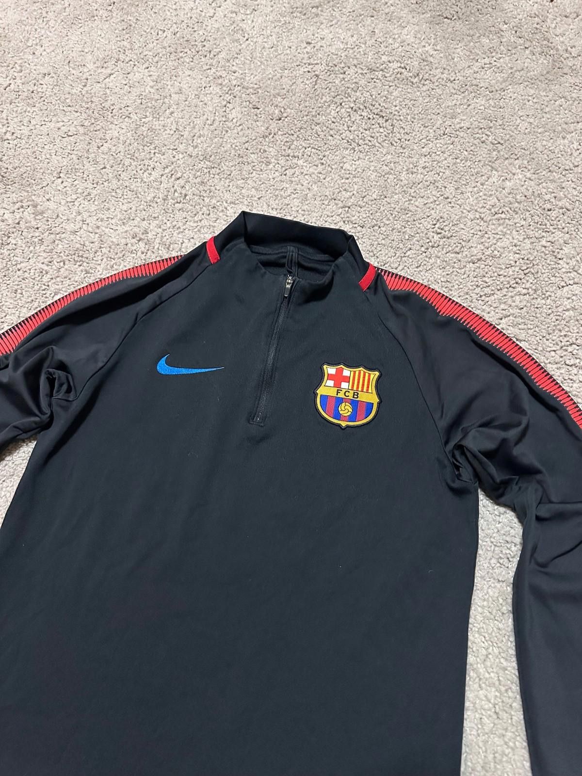 Nike Rare Barcelona Football Jacket Sweatshirt Soccer Track Top Size US S / EU 44-46 / 1 - 4 Thumbnail