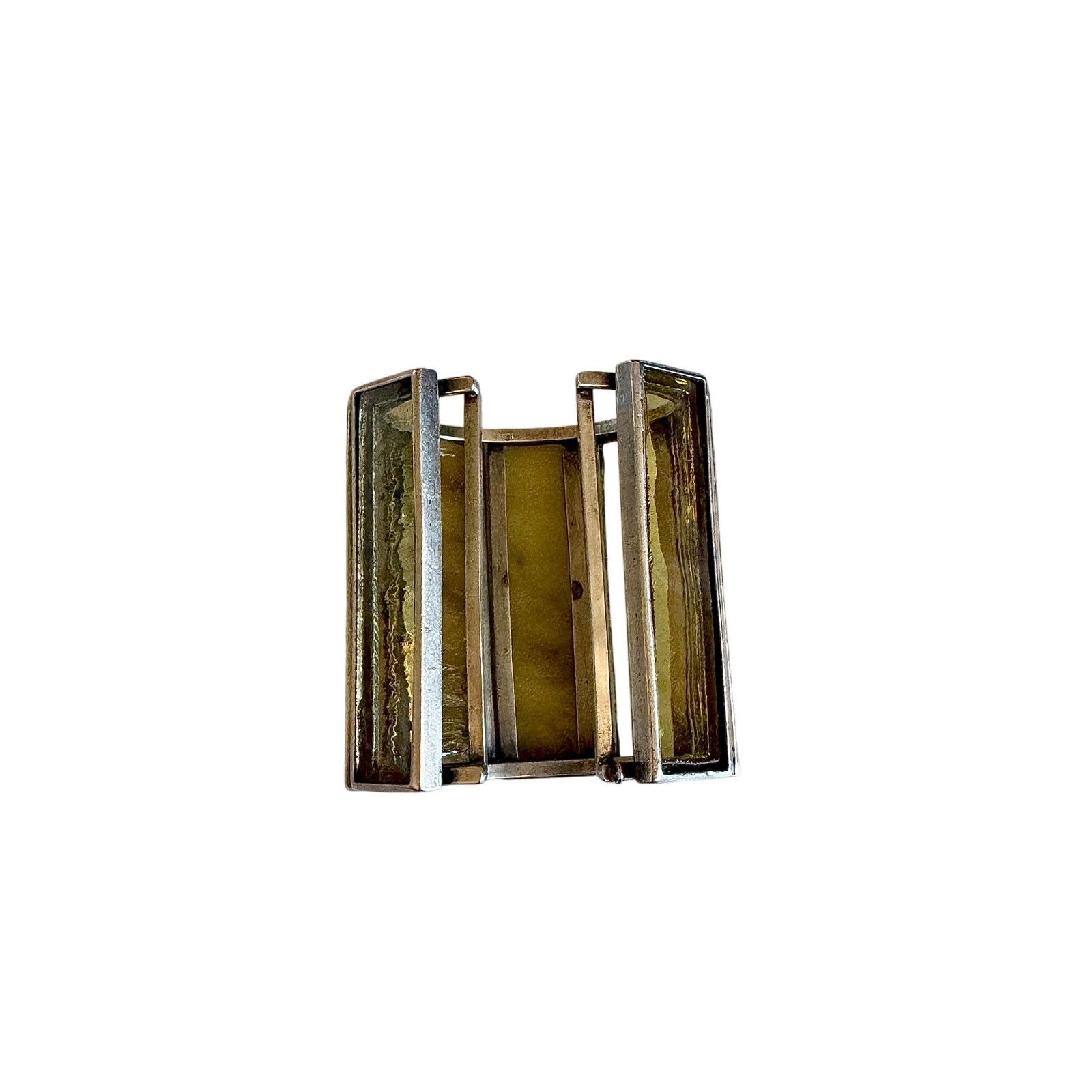 Other Roxanne Assoulin Wide Geometric Silver Cuff Bracelet Size ONE SIZE - 5 Thumbnail