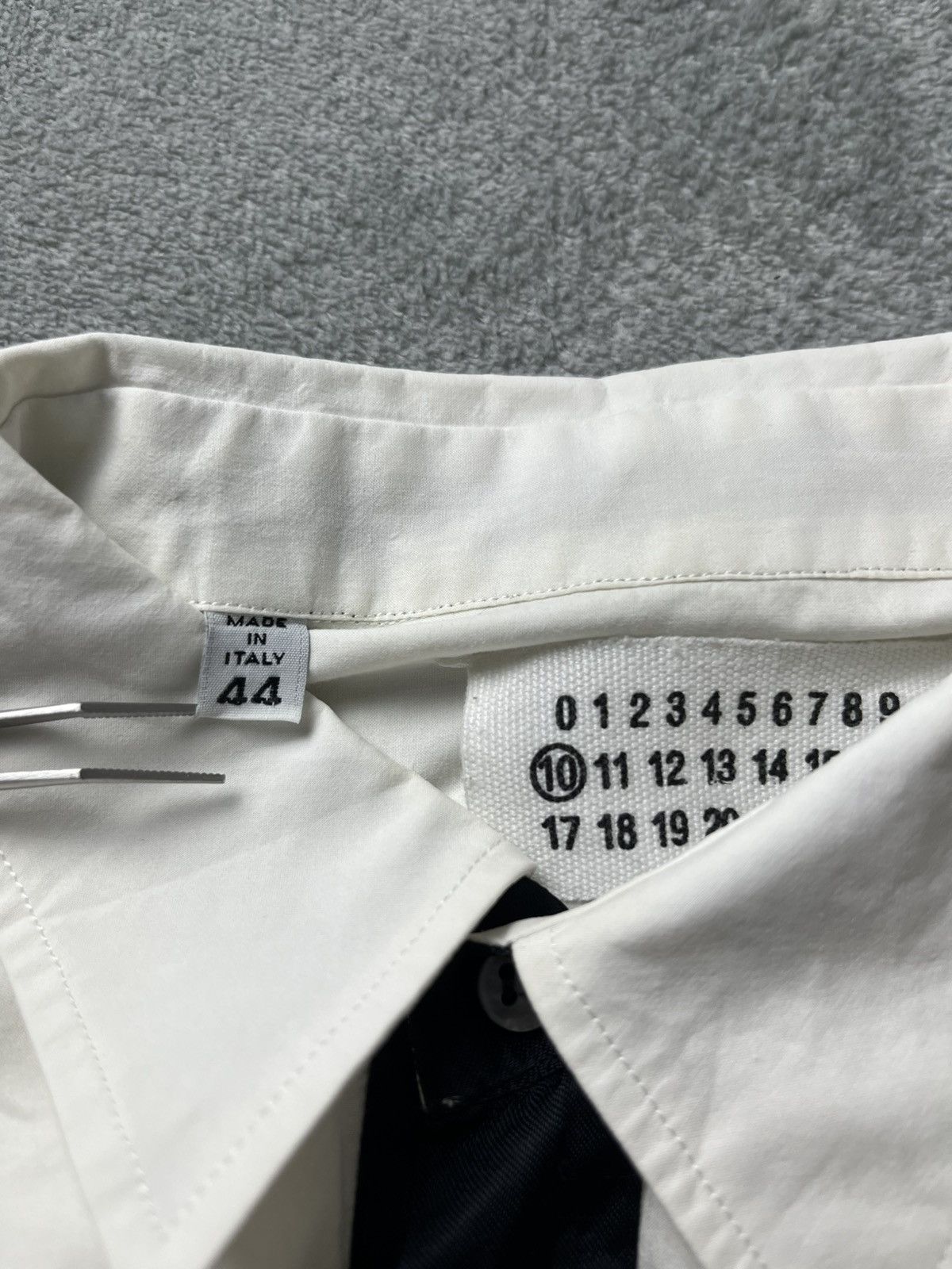 Maison Margiela Maison Margiela - SS/08 trompe black “Tie Illusion” Shirt Size US S / EU 44-46 / 1 - 13 Thumbnail