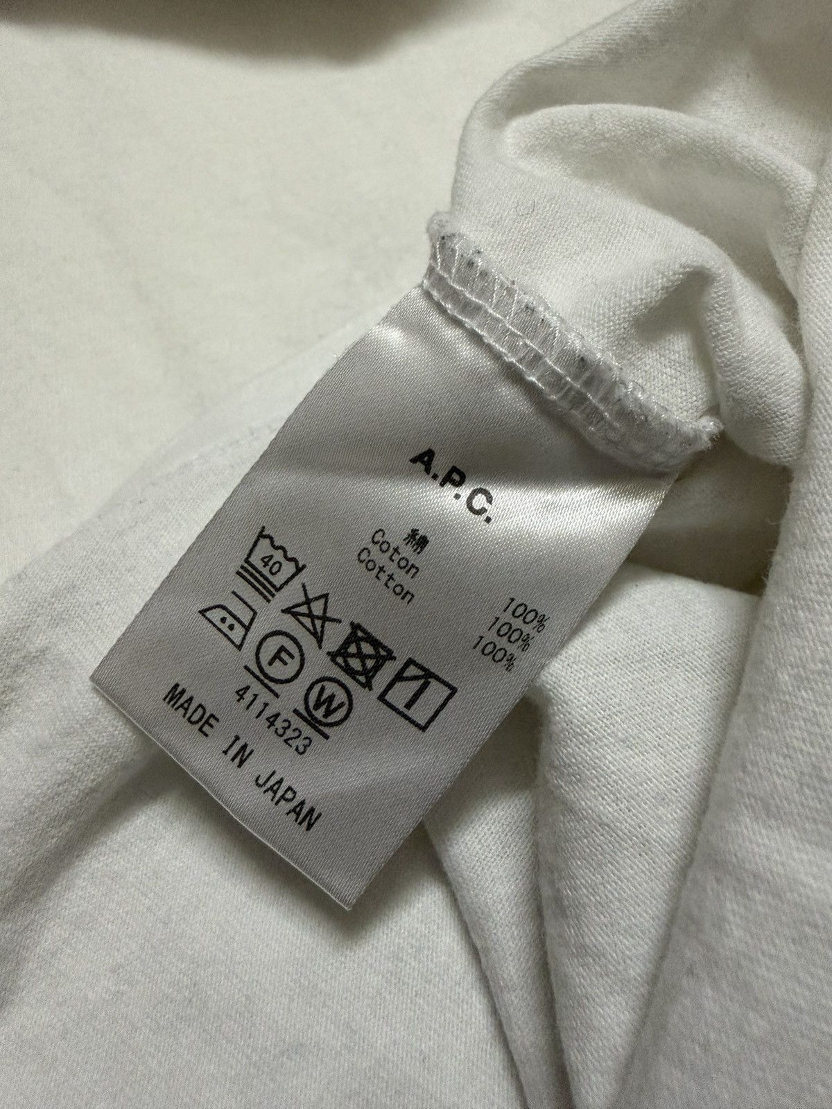 A.P.C. A.P.C Rue Madame Paris Tshirt Size M / US 6-8 / IT 42-44 - 4 Thumbnail