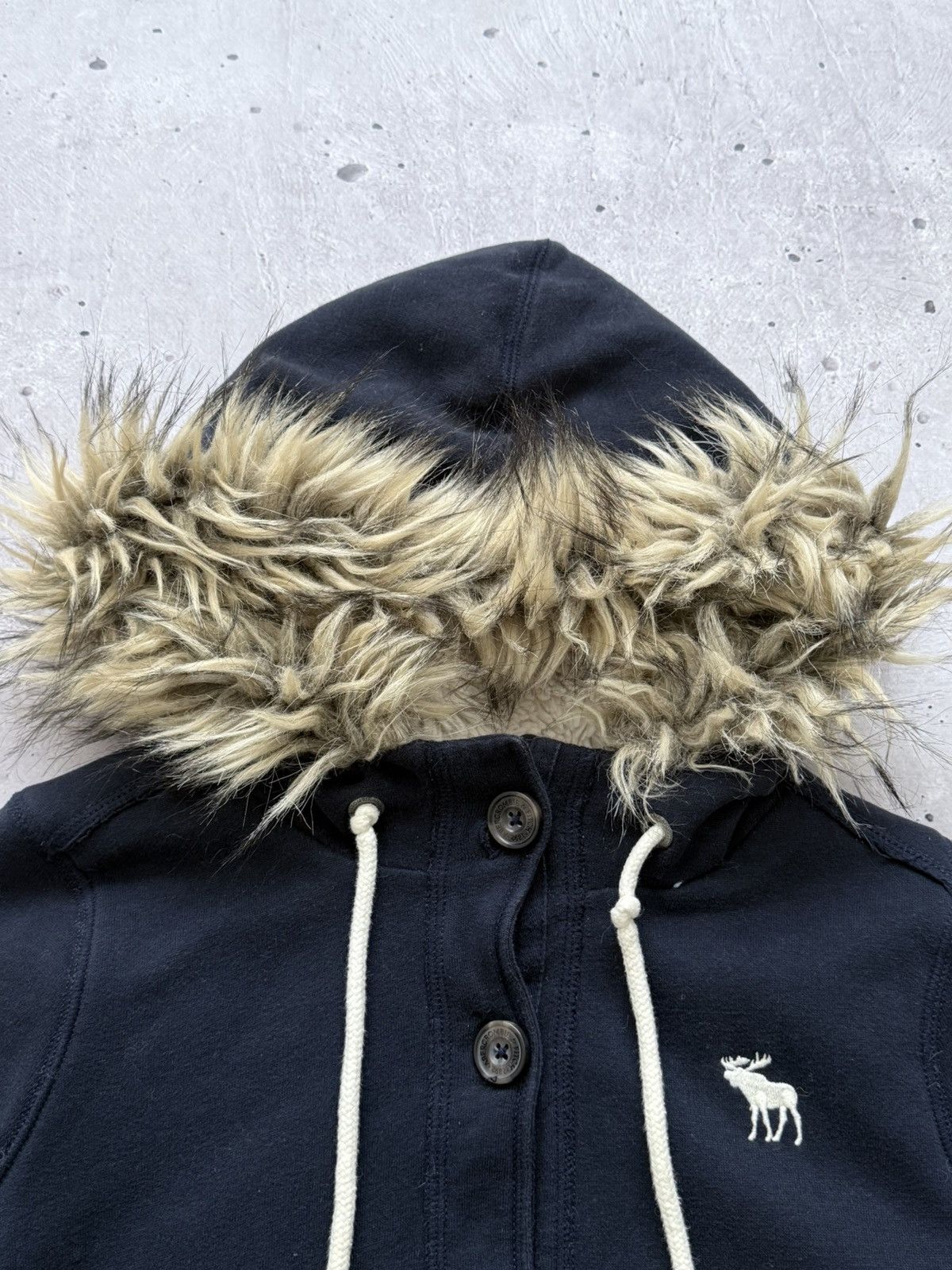 Hysteric Glamour Abercrombie & Fitch Hysteric Glamour Style Fur Hood Hoodie Size US M / EU 48-50 / 2 - 3 Thumbnail