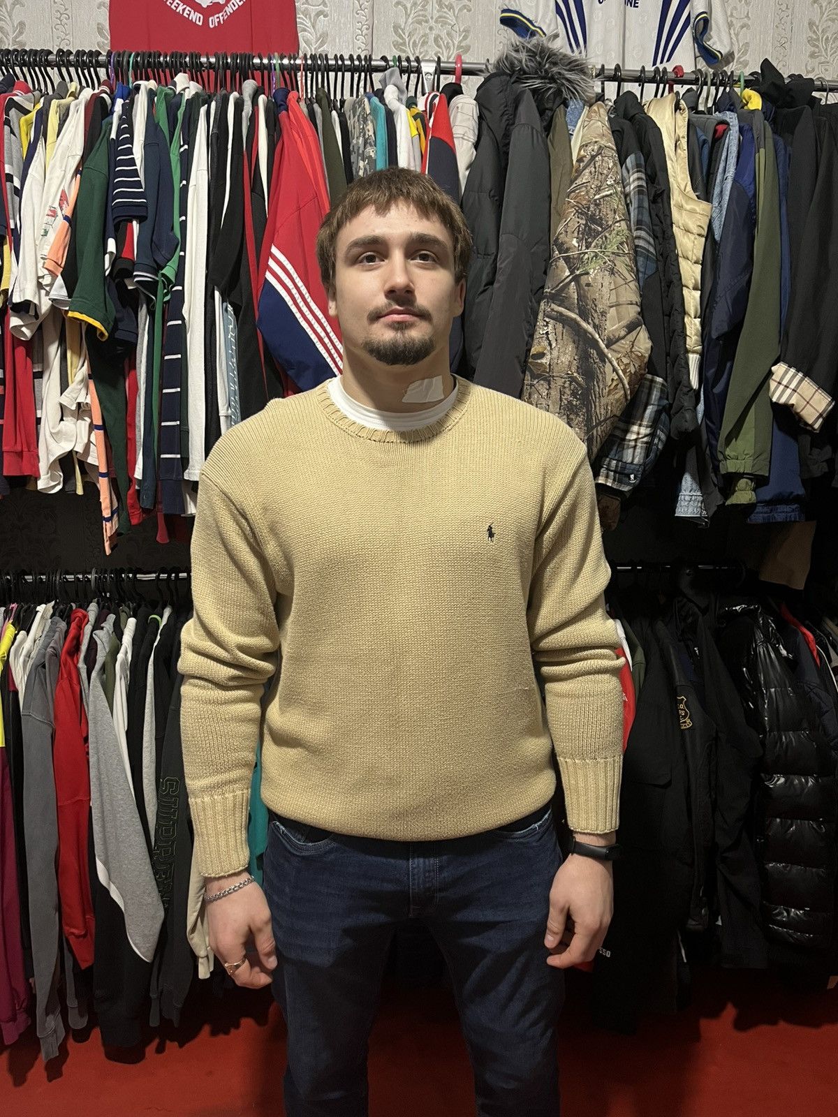 Polo Ralph Lauren Mens Vintage Polo Ralph Lauren knitted Sweater luxury Size US L / EU 52-54 / 3 - 1 Thumbnail