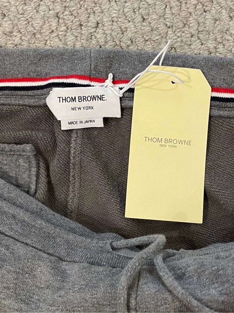 Thom Browne Thom Browne size3 Dark grey tracksuit pants Size US 27 - 6 Thumbnail
