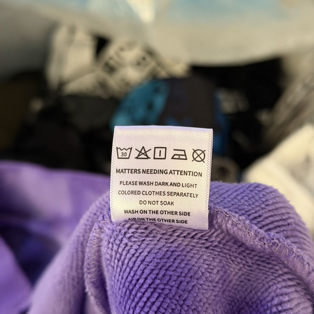 Asaali Asaali Purple Ribbon Ribbon Tie Dye Hoodie Size Medium Size US M / EU 48-50 / 2 - 7 Thumbnail