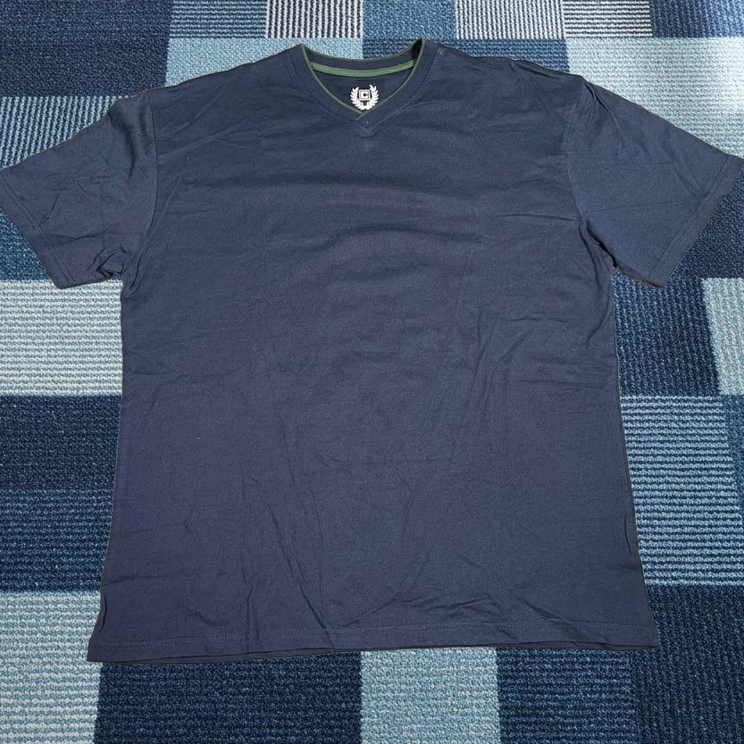 Chaps Chaps Blue V-Neck T-Shirt Mens S Small Short Sleeves Pullover Casual Tee Size US S / EU 44-46 / 1 - 1 Thumbnail