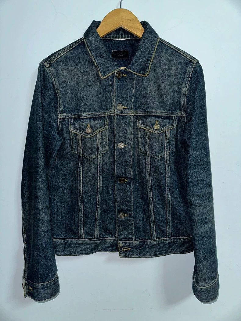 Saint Laurent Denim Jacket in Unique Wash-dmc