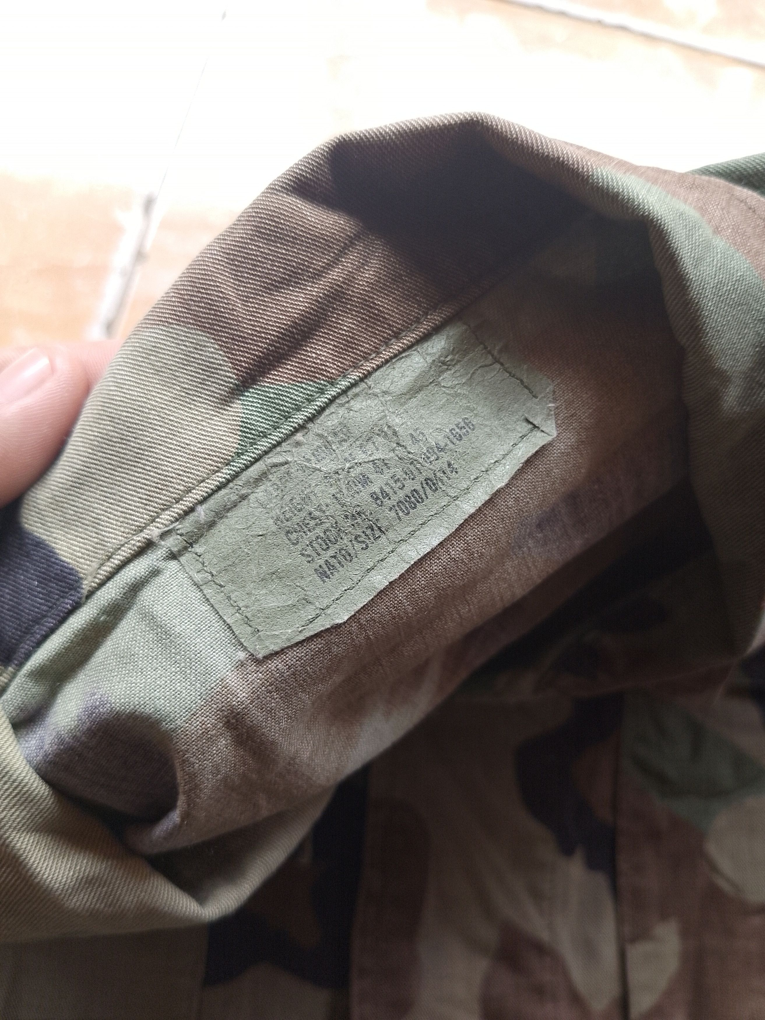 Vintage Vintage US ARMY Coat Woodland Camo Size US L / EU 52-54 / 3 - 9 Thumbnail
