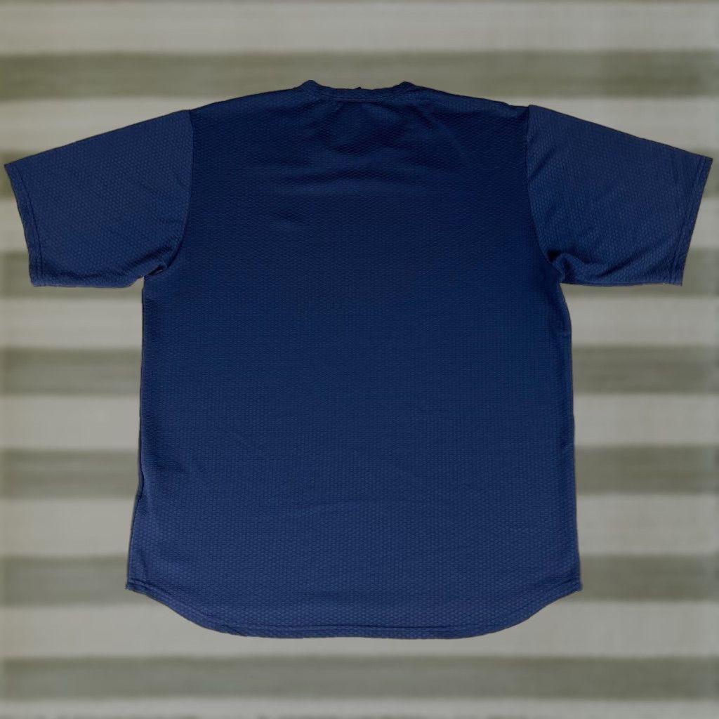 Nike VINTAGE Nike Sphere Performance T-Shirt Navy Blue Embroidered Swoosh Mens Size L Size US L / EU 52-54 / 3 - 1 Thumbnail