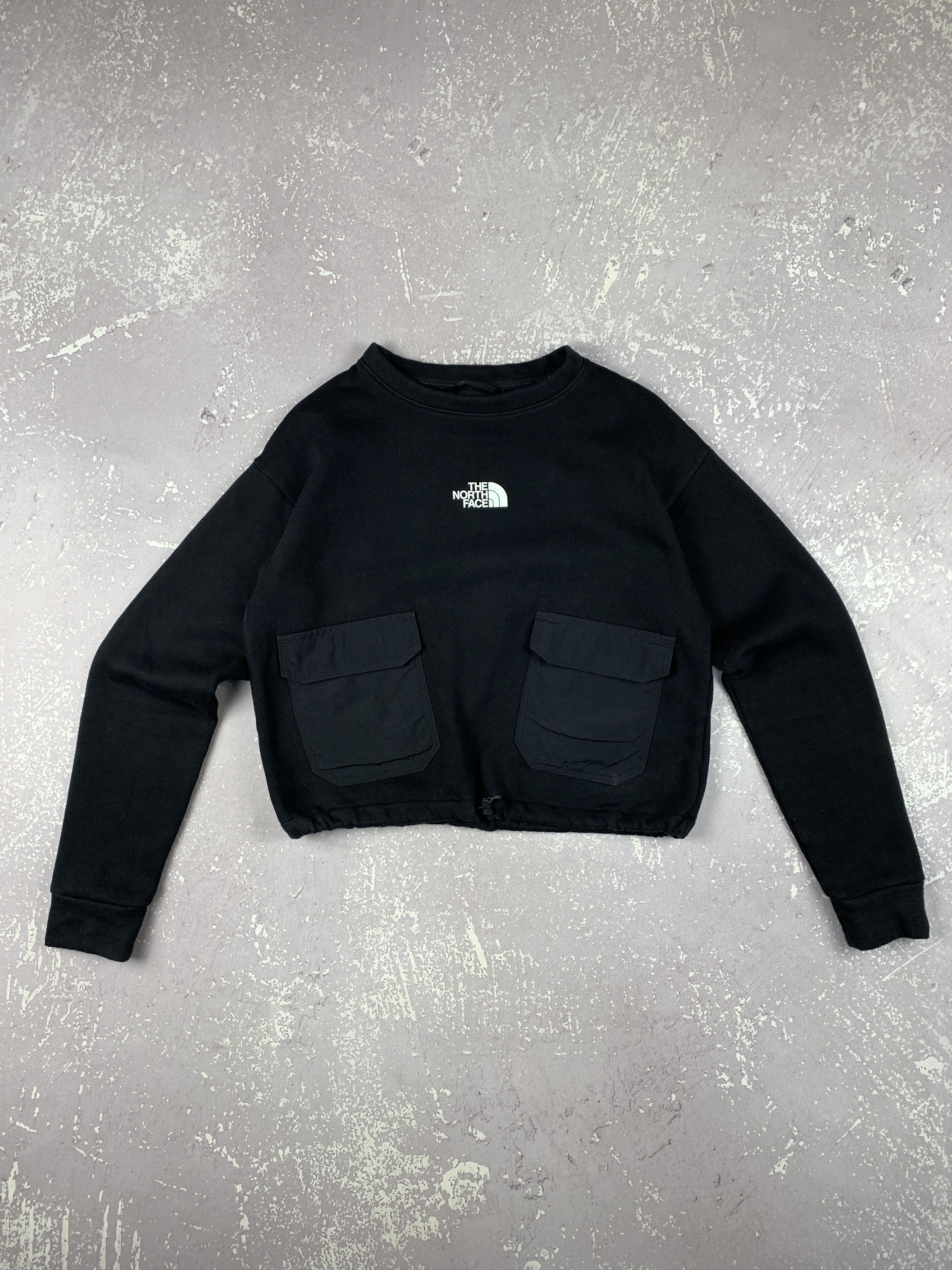 The North Face The North Face TNF Cargo Crop Sweatshirt Womens Small Black Size S / US 4 / IT 40 - 4 Thumbnail