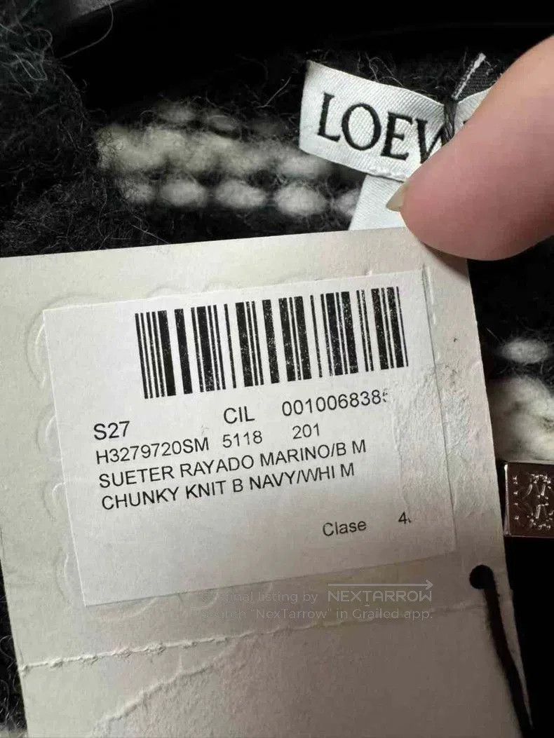 Loewe LOEWE Striped Wool Sweater. Size US M / EU 48-50 / 2 - 4 Thumbnail