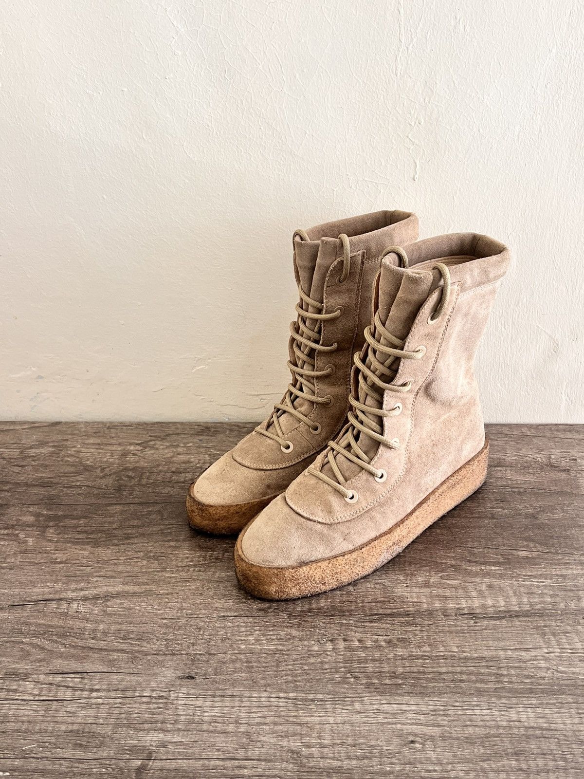 Kanye West Season 2 Suede Crepe Boots Size US 10 / EU 43 - 1 Thumbnail