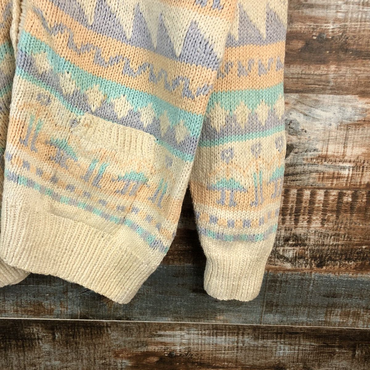 Homespun Knitwear D La vicuna Yellow Cardigan Knitwear #A2184 Size US M / EU 48-50 / 2 - 8 Thumbnail