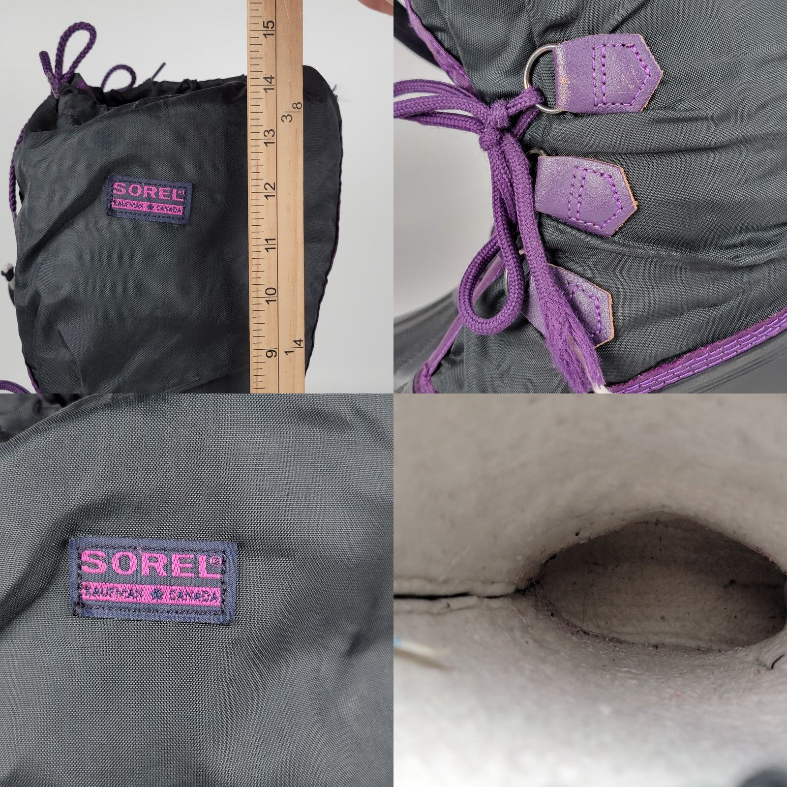 SOREL Sorel Women's Winter Duck Boots Black Purple Size 8 Boots Winter Waterproof Insulated Snow Boot Canada Mens? Size US 8 / IT 38 - 9 Thumbnail