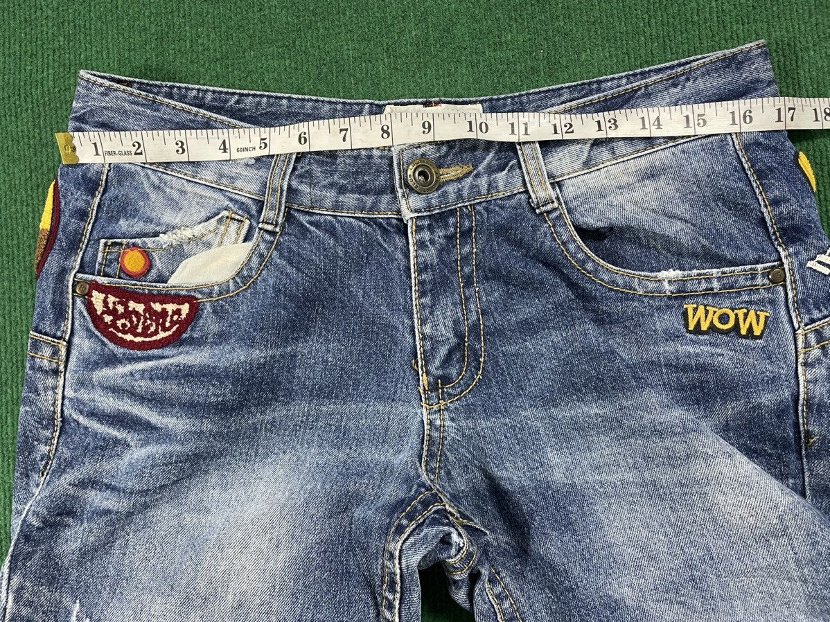 If Six Was Nine × Japanese Brand Distressed Lolita Jeans With Rare Patches Size US 34 / EU 50 - 11 Thumbnail