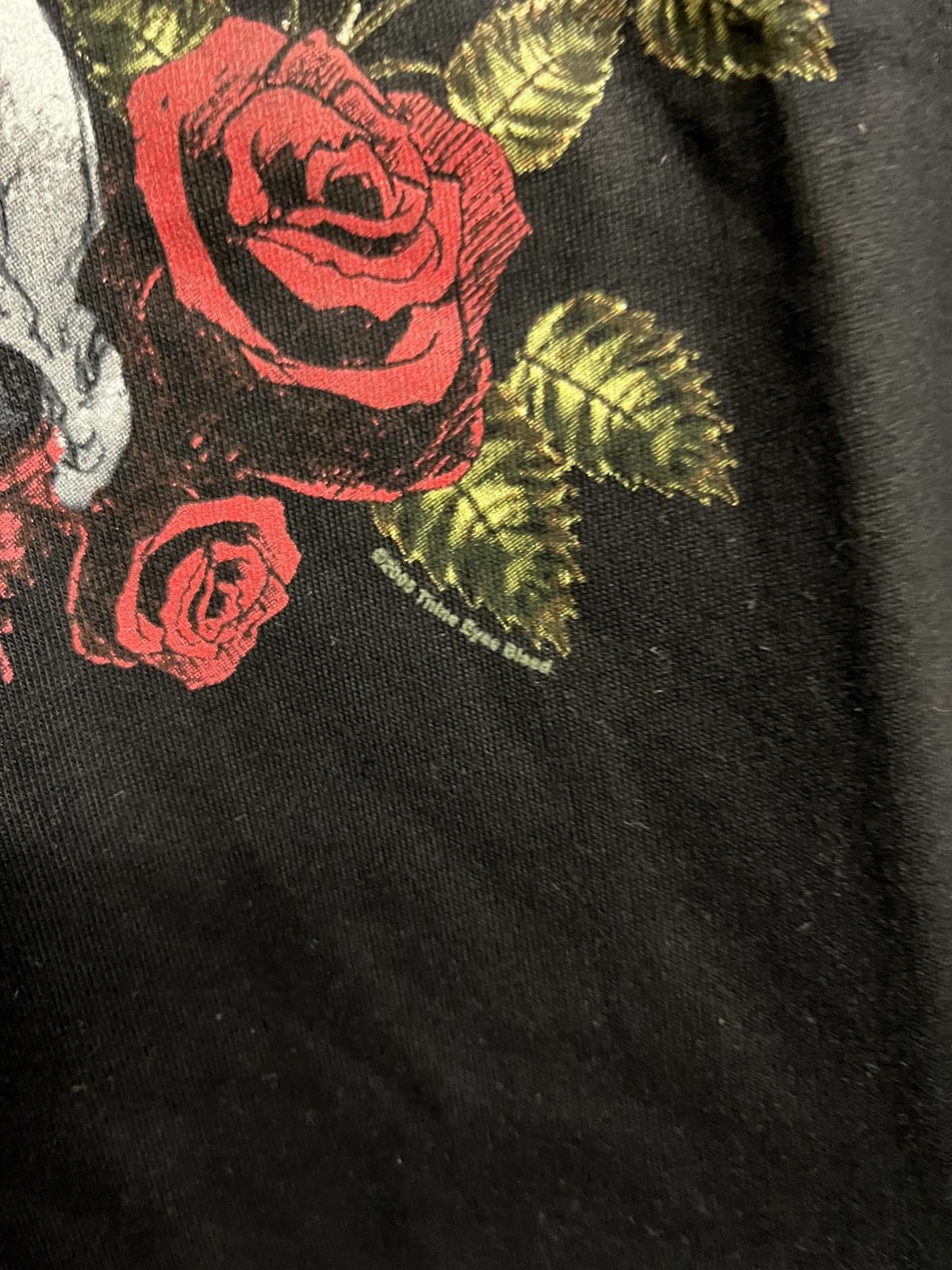 Designer VTG Thine Eyes Bleed Band T-shirt Roses and Skull Band Tee L Size US L / EU 52-54 / 3 - 4 Thumbnail