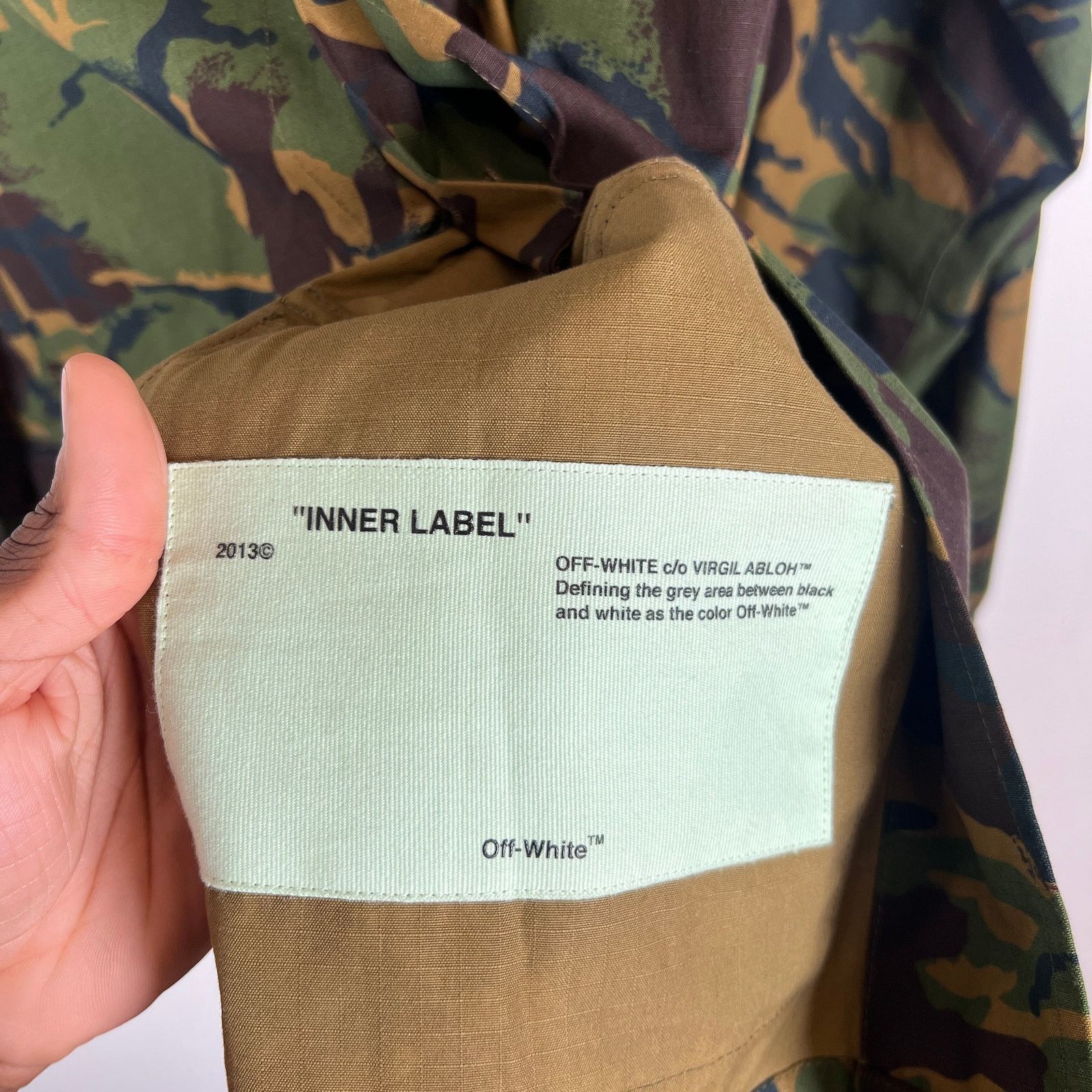 Off-White Off-White SS18 Camo Field Patches M-65 Cargo Jacket Size XXL Size US XXL / EU 58 / 5 - 7 Thumbnail