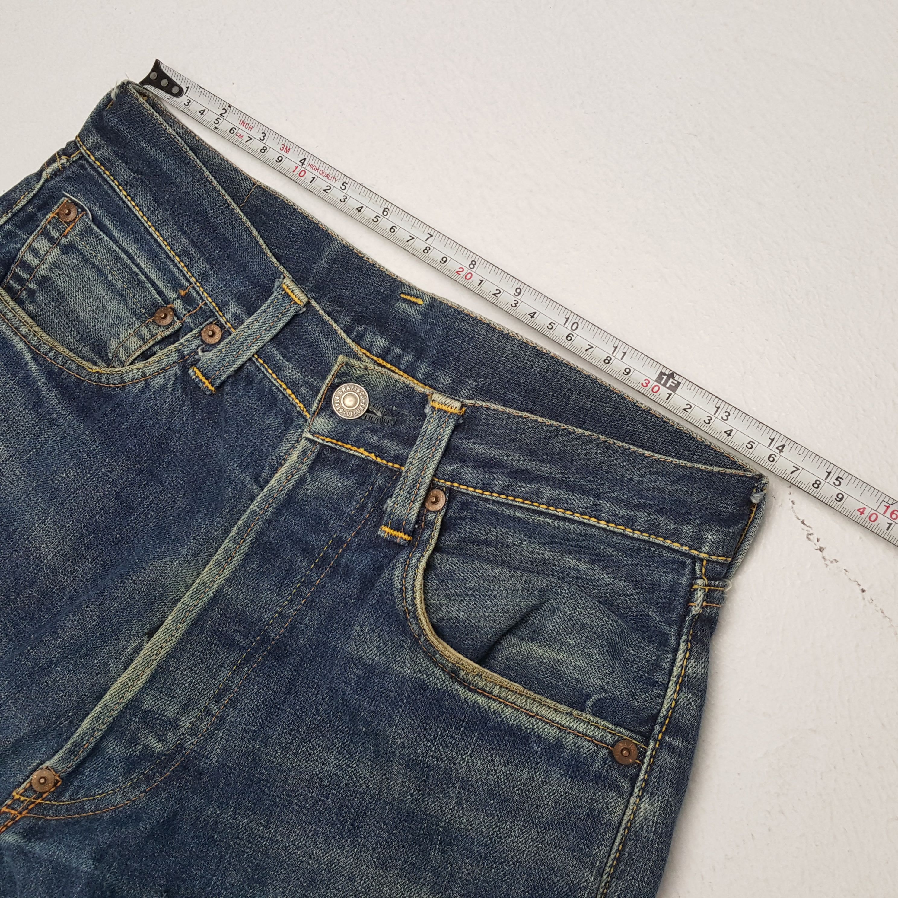 Evisu × Japanese Brand × Vintage Vintage EVIS Japanese Brand Daicock Custom Distressed Jeans Size US 28 / EU 44 - 7 Thumbnail