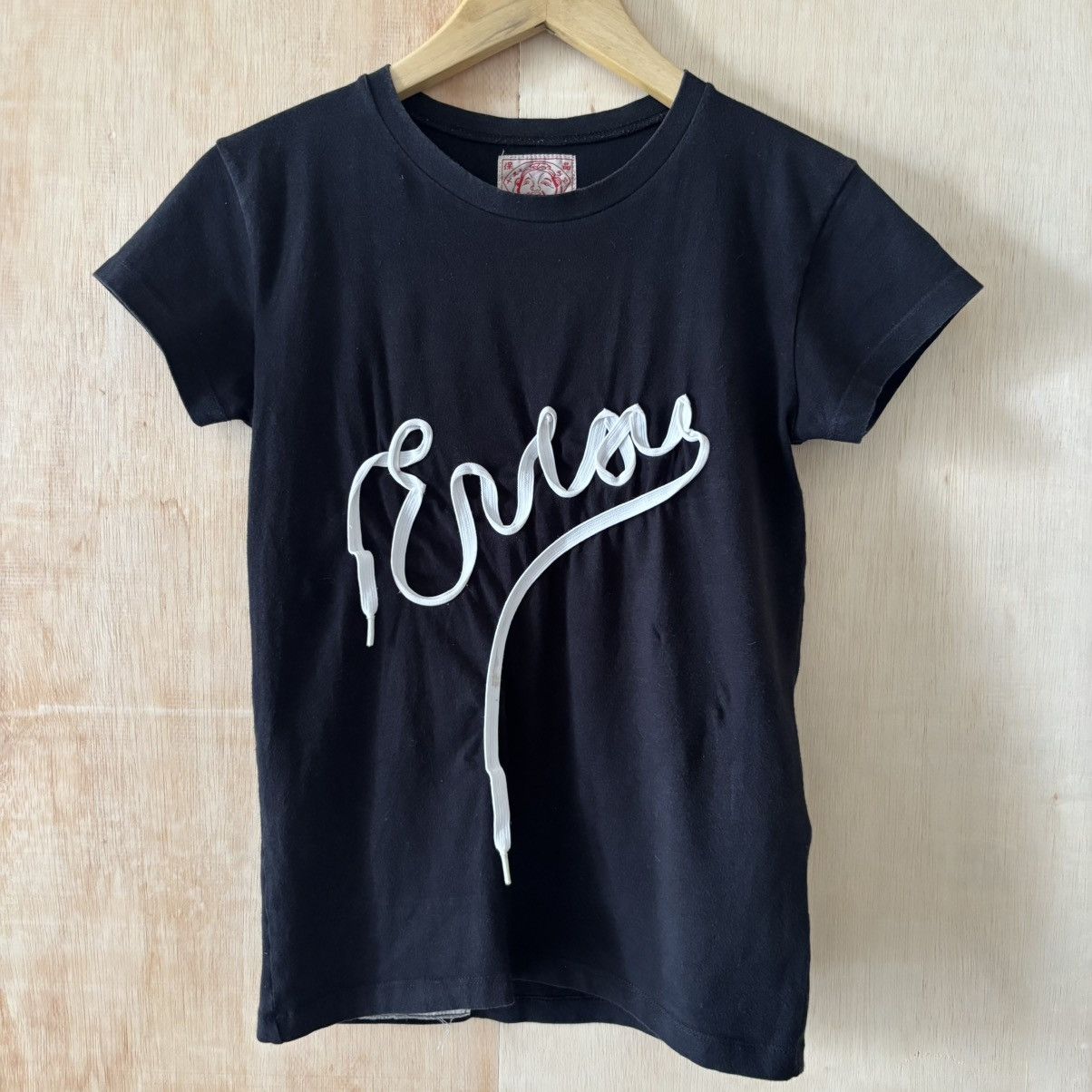 Evisu Genes 3D Laces Signature Logo Art Tee