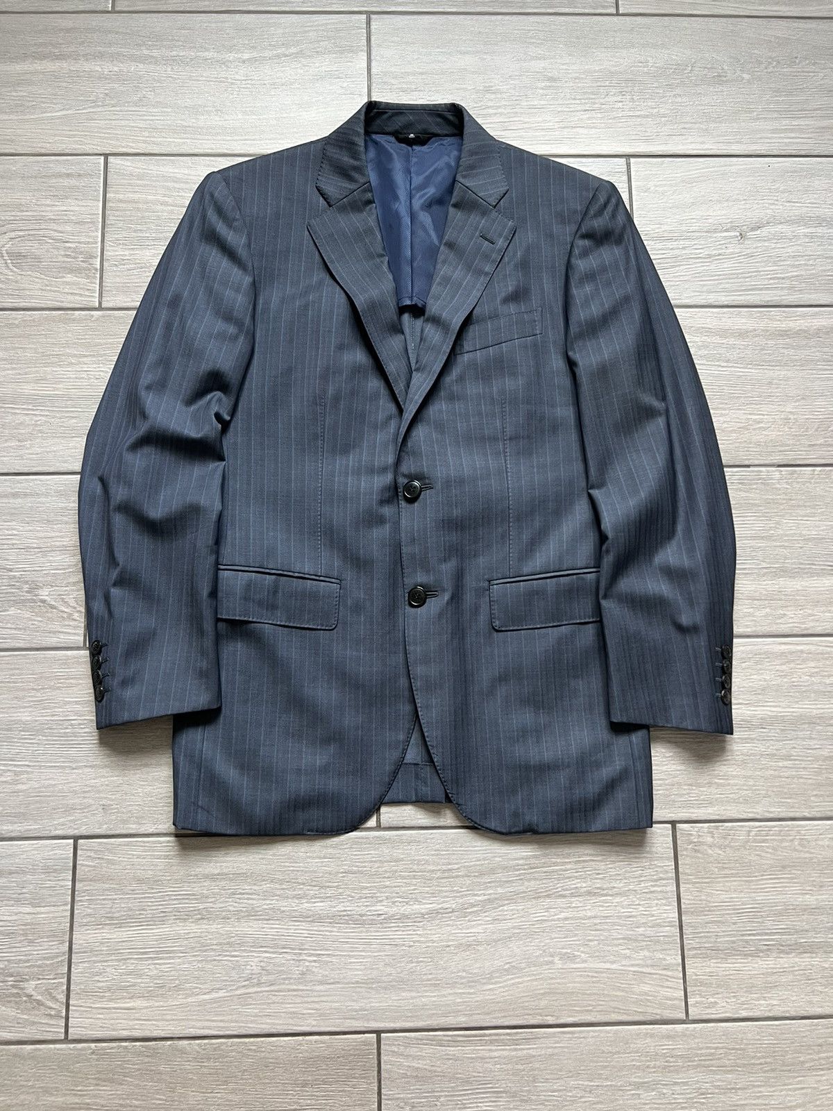 Lanvin Lanvin Striped Blazer Jacket Large Japan Size US L / EU 52-54 / 3 - 7 Thumbnail