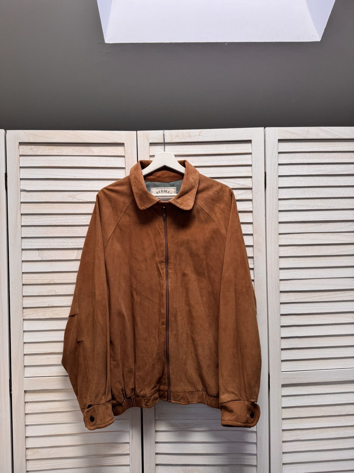 Vintage Men’s Vintage Bomber Leather ABERDEEN Size US L / EU 52-54 / 3 - 2 Thumbnail
