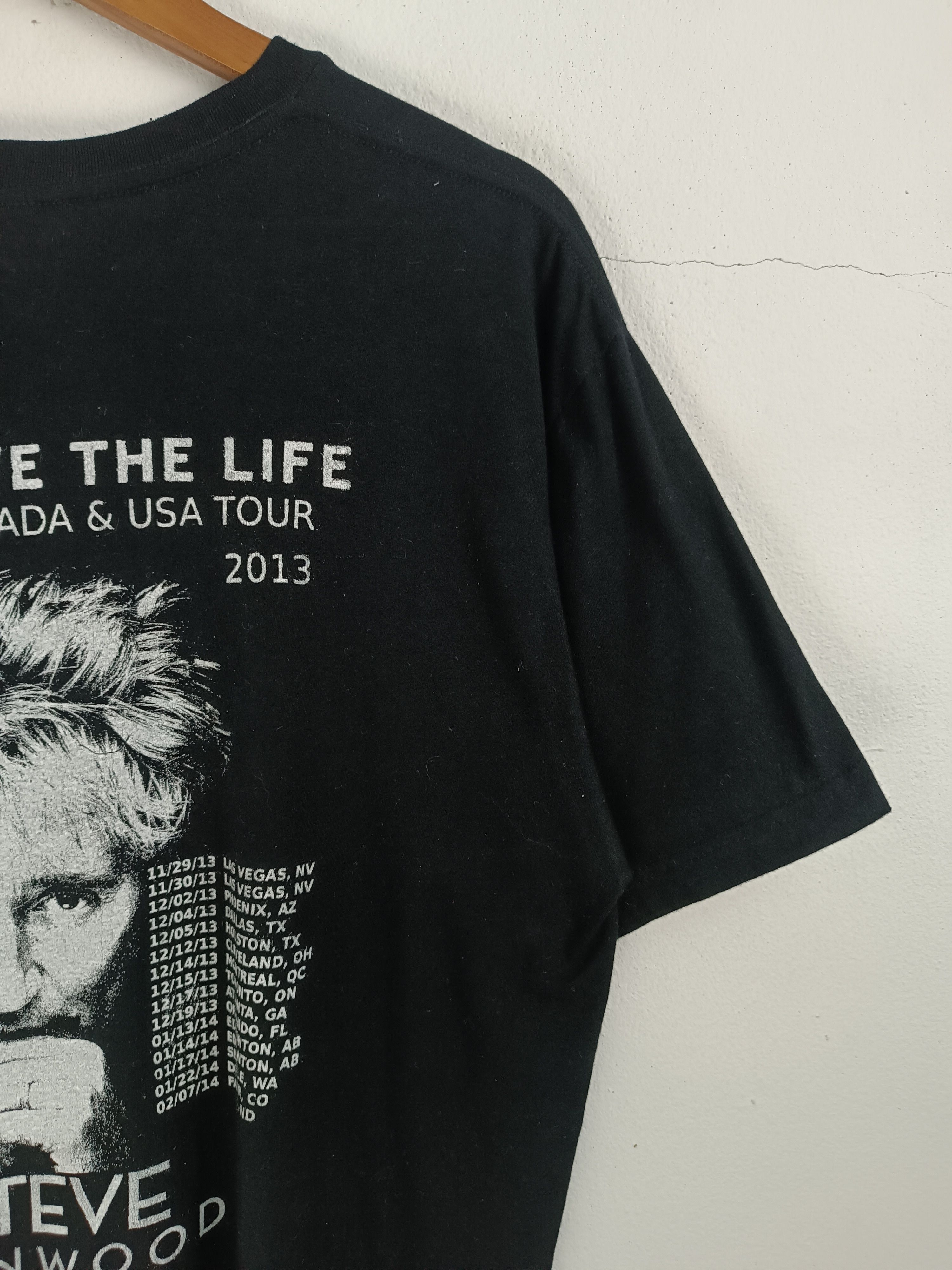 Band Tees VINTAGE '13 ROD STEWART USA CANADA TOUR TEE jagger sting Size US L / EU 52-54 / 3 - 13 Thumbnail
