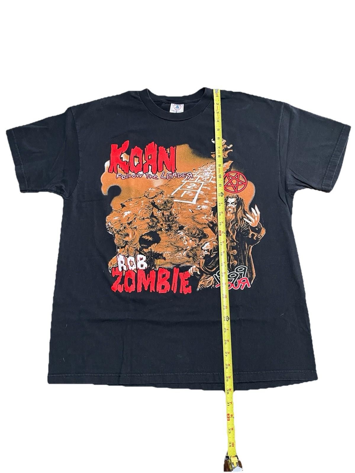 Delta Vintage 1999 Korn Rob Zombie Tour Size XL Y2K Size US XL / EU 56 / 4 - 3 Thumbnail