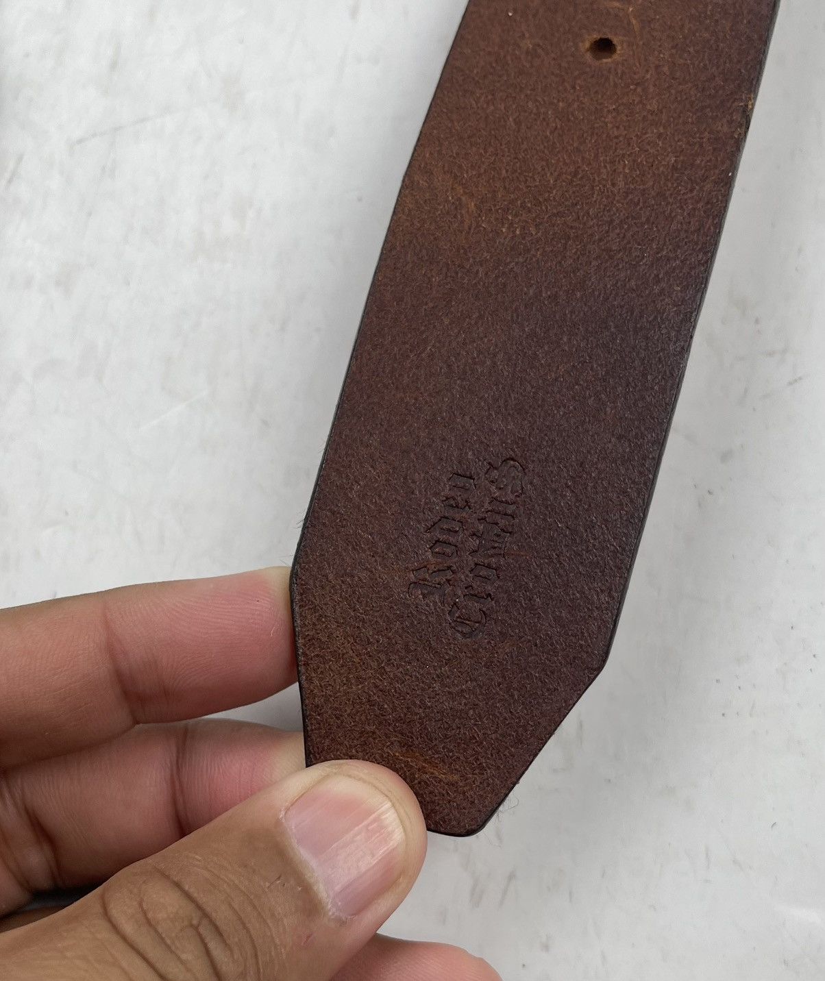 Japanese Brand rodeo crowns leather belt tc34 Size 34 - 10 Thumbnail