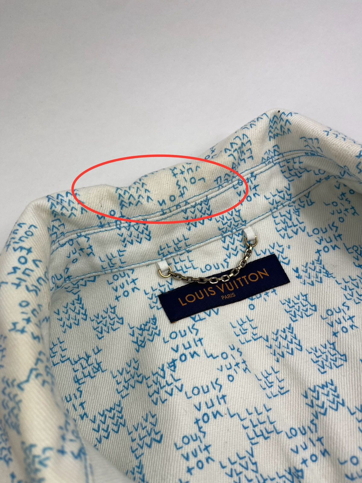 Louis Vuitton LANDSCAPE DENIM JACKET Size US XXL / EU 58 / 5 - 5 Thumbnail