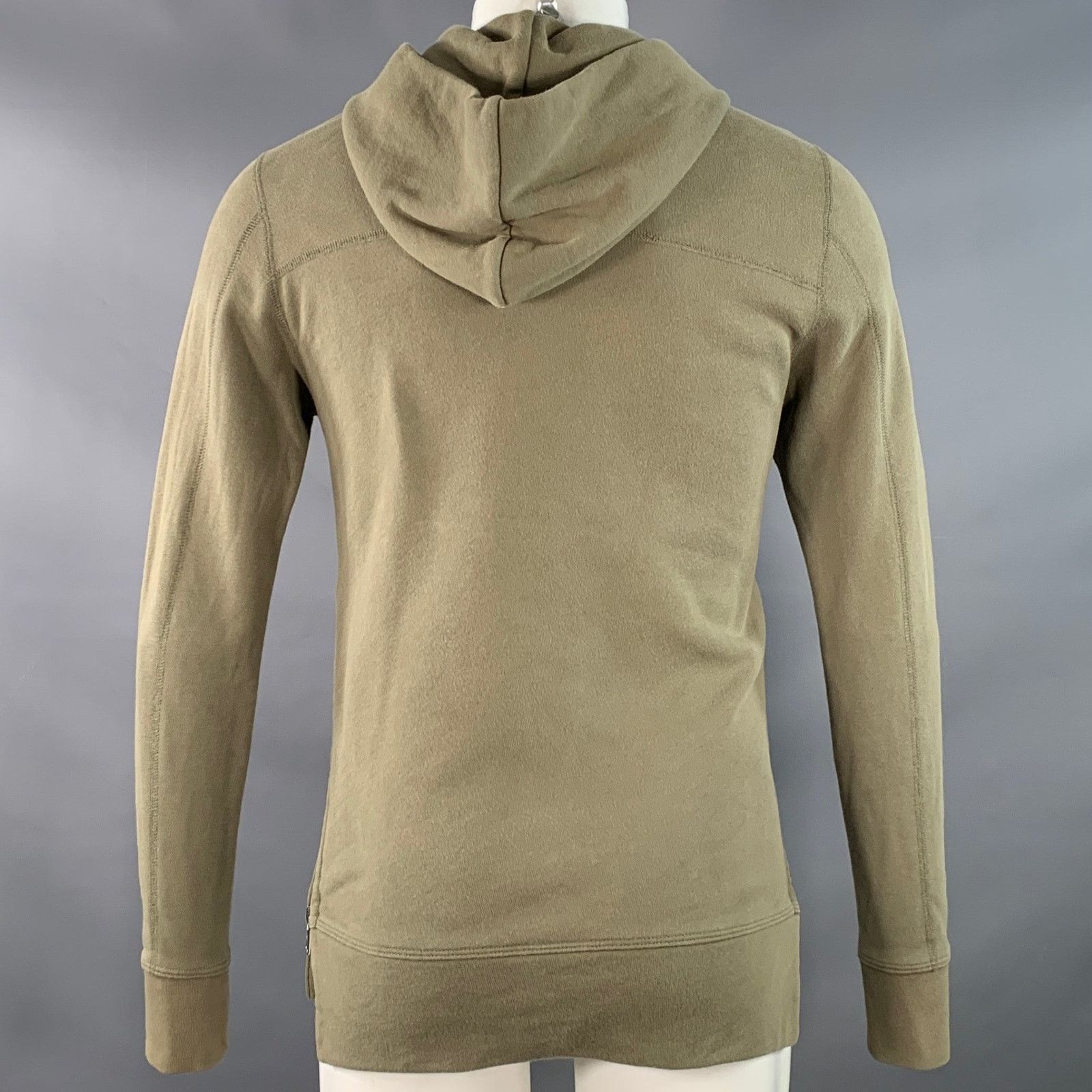 John Elliott JOHN ELLIOTT Size XS Green Cotton Hoodie Sweatshirt Size US XS / EU 42 / 0 - 4 Thumbnail