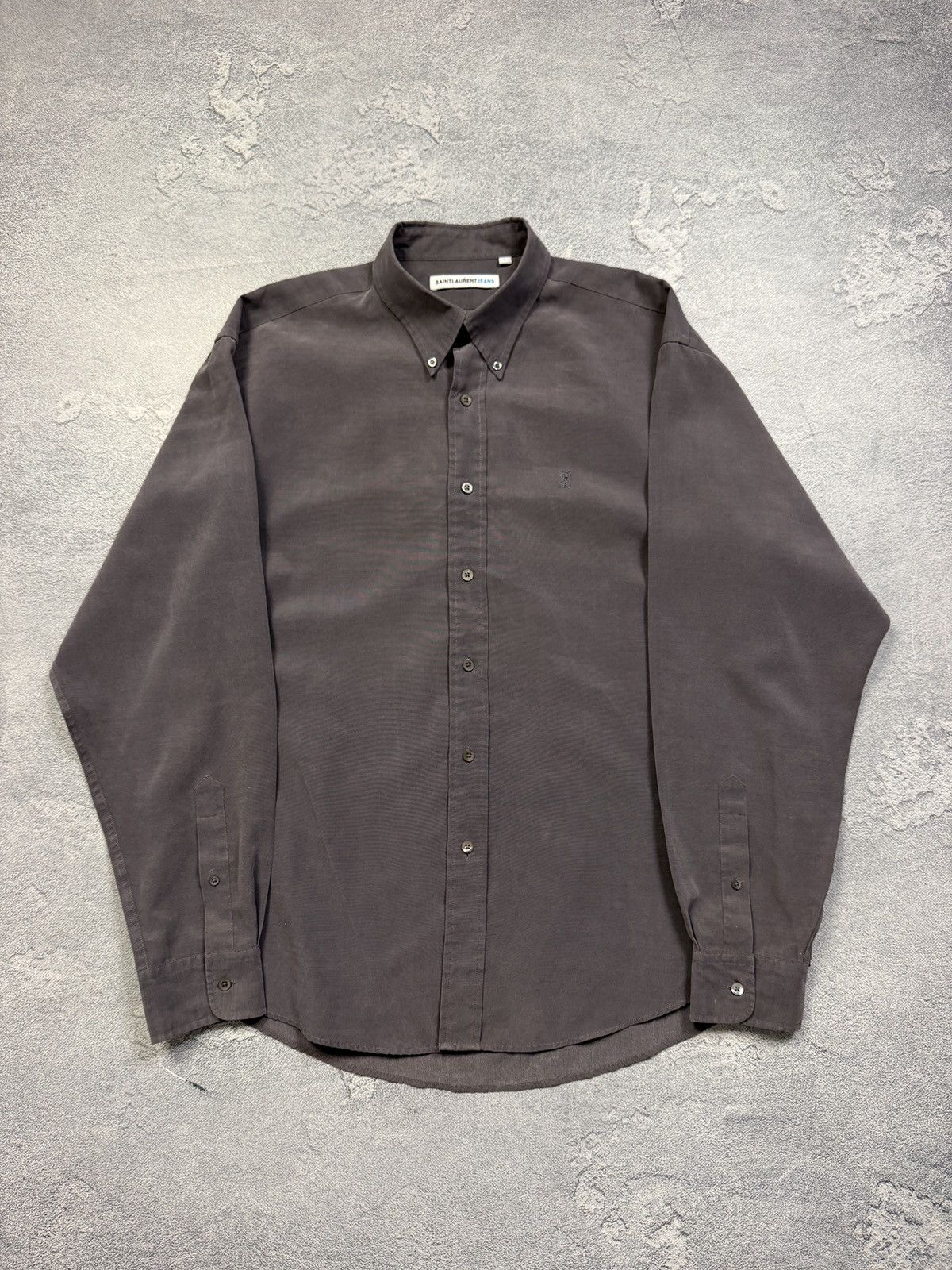 Yves Saint Laurent Vintage 90s Yves Saint Laurent YSL Shirt Rare Retro Y2K Hype Size US L / EU 52-54 / 3 - 1 Thumbnail