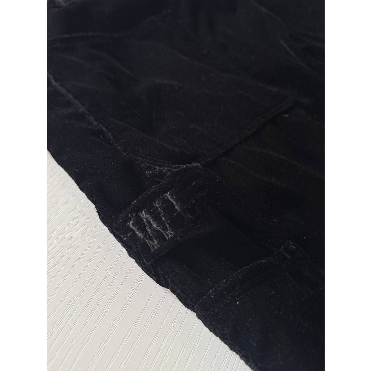 Warren Lotas Warren Lotas Black Silk Velvet Carpenter Pants Size US 32 / EU 48 - 3 Thumbnail